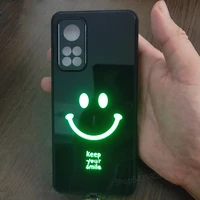 for realme gt 5g led flash case cover for realme x50 x2 8 5 7 6 8 pro realme c3 c11 c15 c21 c3 c11 c12 gt 5g luminous glow funda