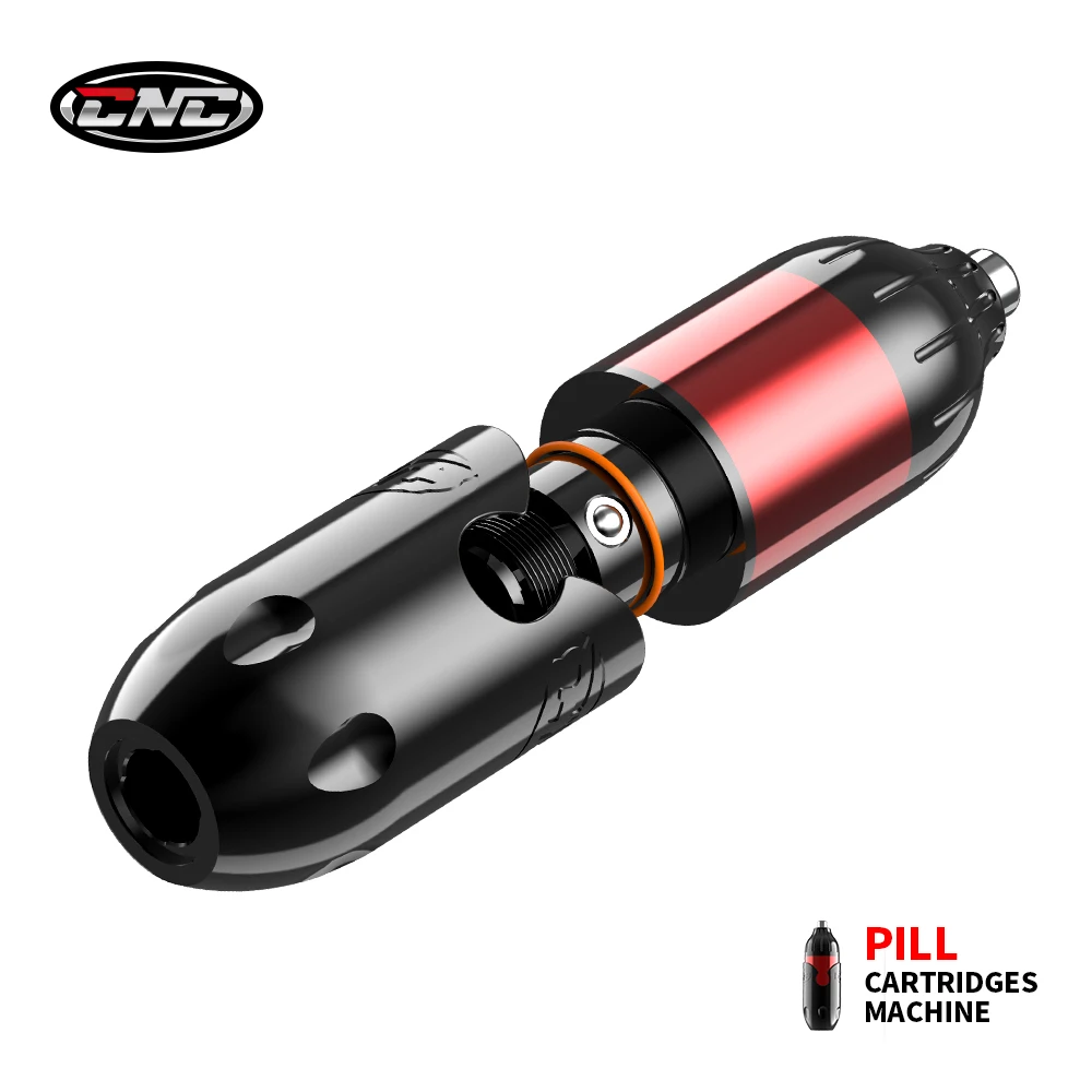 CNC Tattoo Pen Machine,Rotary Short Pen with German FAULHABER Motor and Aircraft Aluminum Alloy Carved CNC-Q3