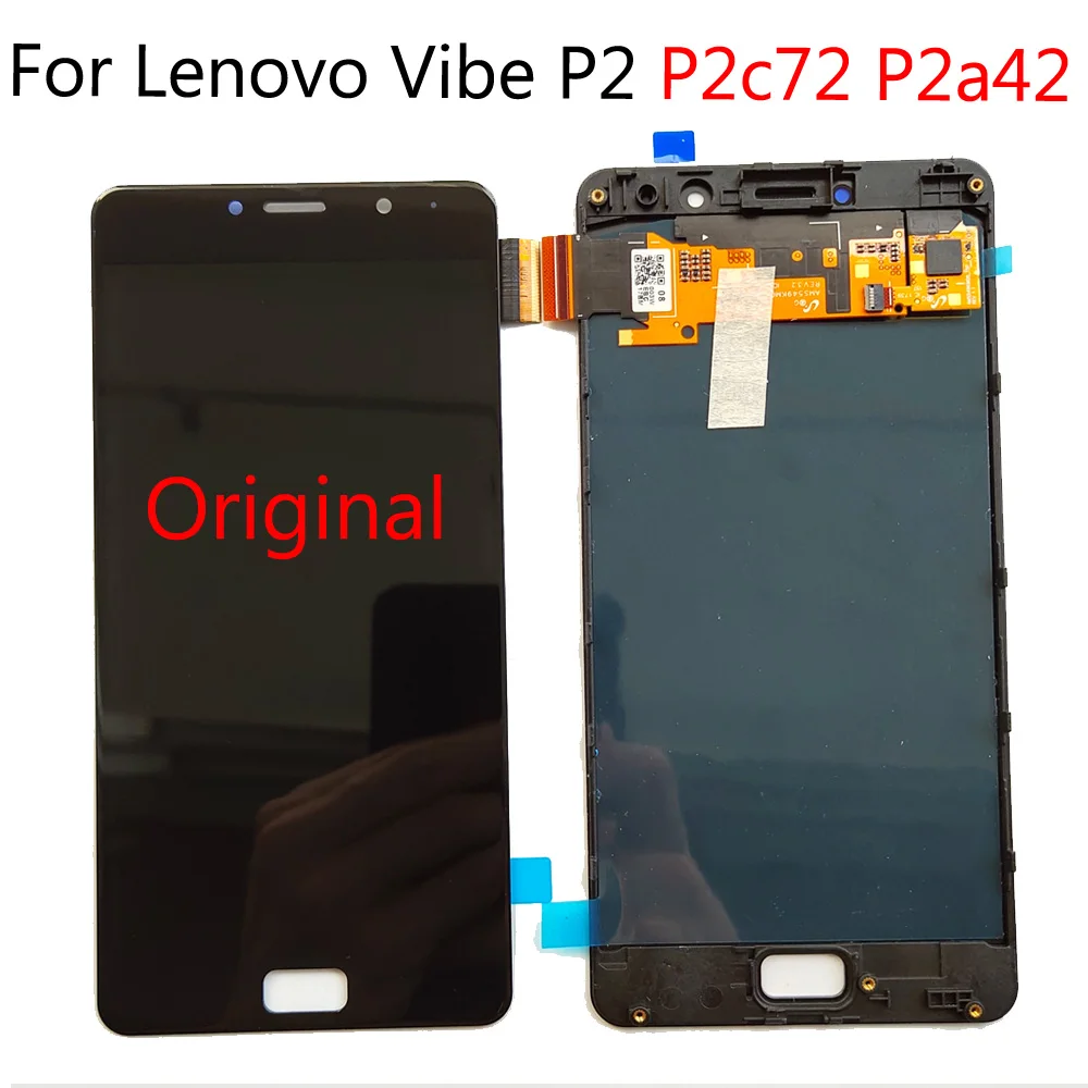 Оригинальный 100% протестированный ЖК дисплей Lenovo Vibe P2 с сенсорным экраном 5 дюйма