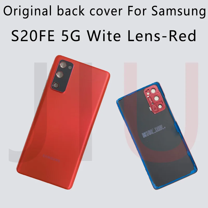 Для SAMSUNG Galaxy S20 FE 5G задняя крышка для аккумуляторной батареи корпус чехол S20fe