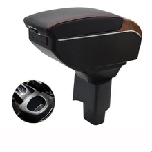 For Geely GX2 Armrest box Retrofit parts Car special Armrest Center Storage box car accessories Interior special with USB