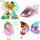 Pulaqi женские термоклейкие нашивки для одежды, полосы, термоклейкие виниловые термоклейкие нашивки-бабочки на одежду