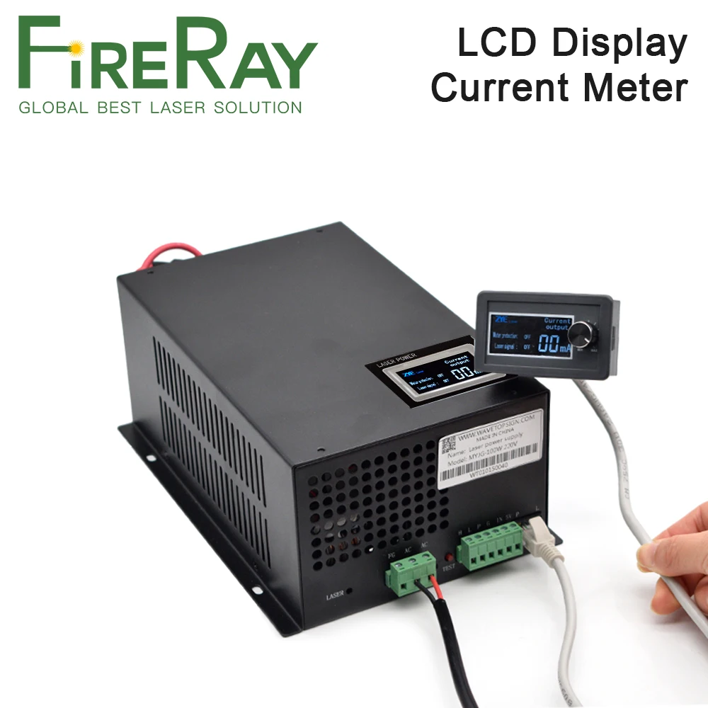 FireRay LCD Display CO2 Current Meter External Screen for MYJG100W &amp150W Co2 Laser Power Supply | Инструменты