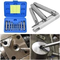 himiss 56910pcs broken tap extractor guide set easy out broken wire screw remover tools screw extractor wrench set drill bit