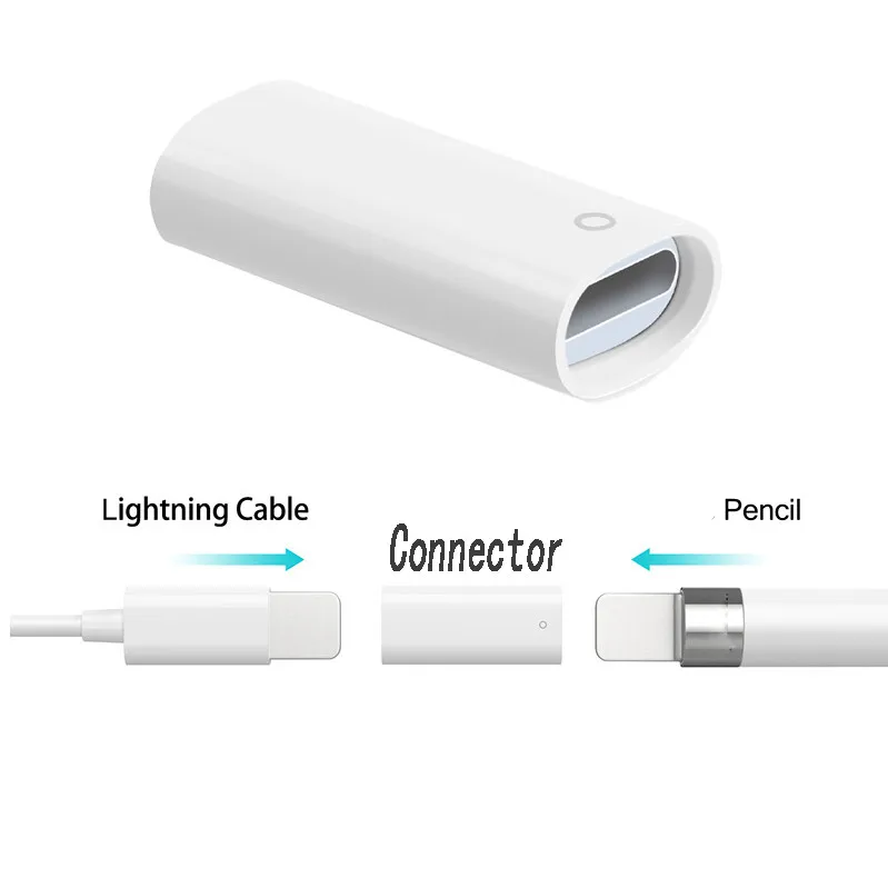 Мини-коннектор HIPERDEAL адаптер для зарядки Apple Pencil Мама-мама дома и офиса легкое
