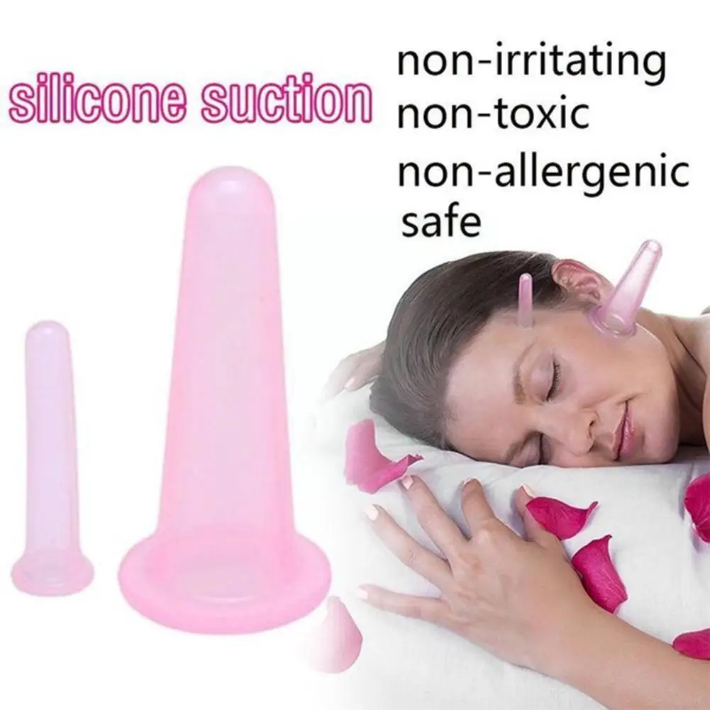 

Силиконовая банка, вакуумные банки для снятия боли в шее, оздоровительные антимассажные чашки, набор инструментов для ухода за телом, банки ...