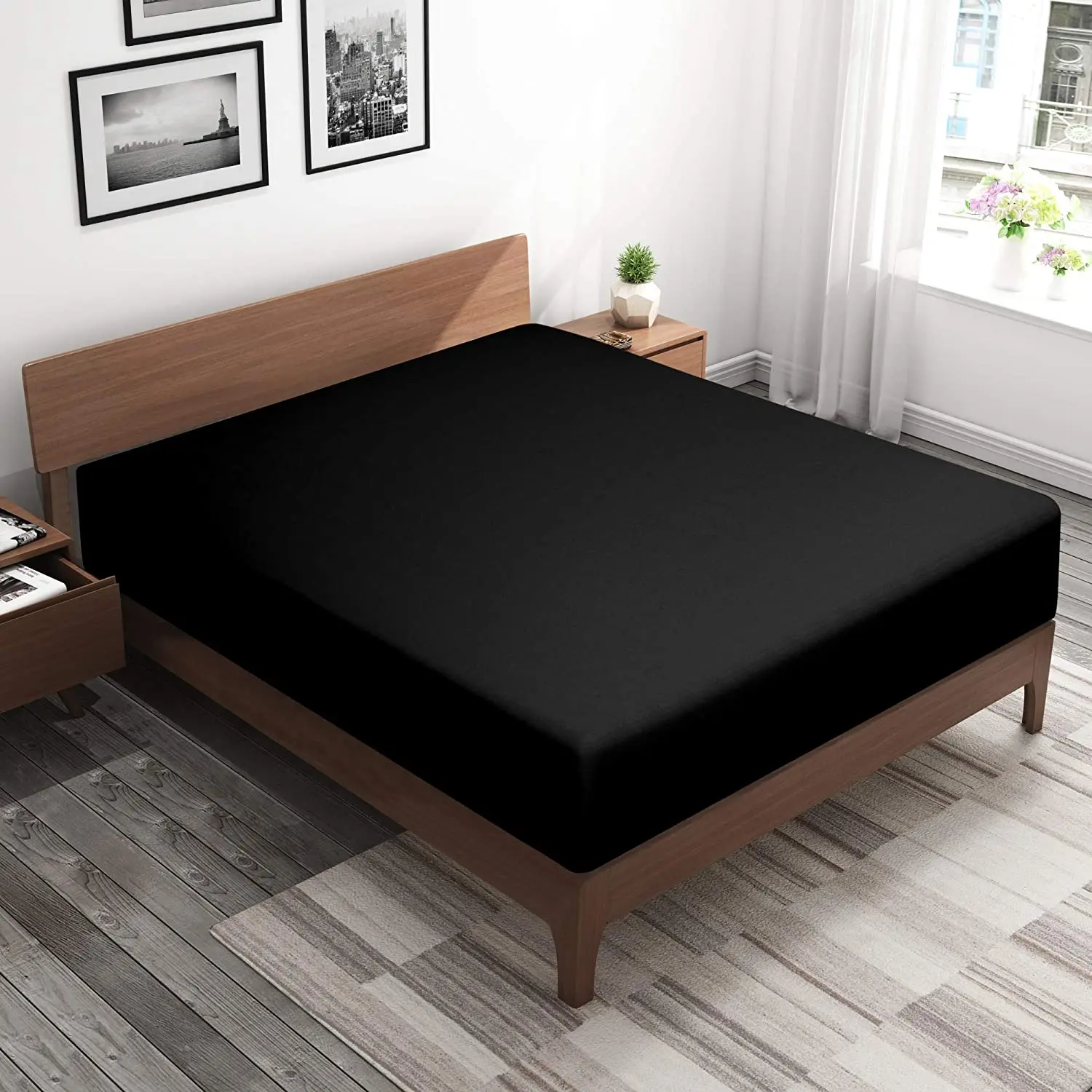 1 шт. простыня Высокое качество матраса 4 угла с резиновым Эластичная лента для