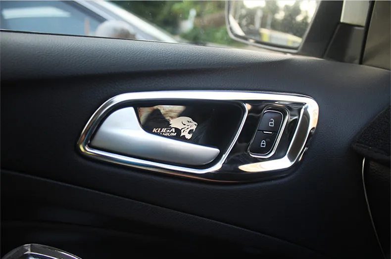 4 шт./компл. хромированная внутренняя отделка ручки дверной декоративная