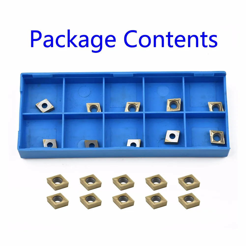 

10 PCS Carbide Inserts Set Inner Circular Milling Tool Parts CNC Cutter Lathe Boring Tools Holder Set For Workshop Parts New