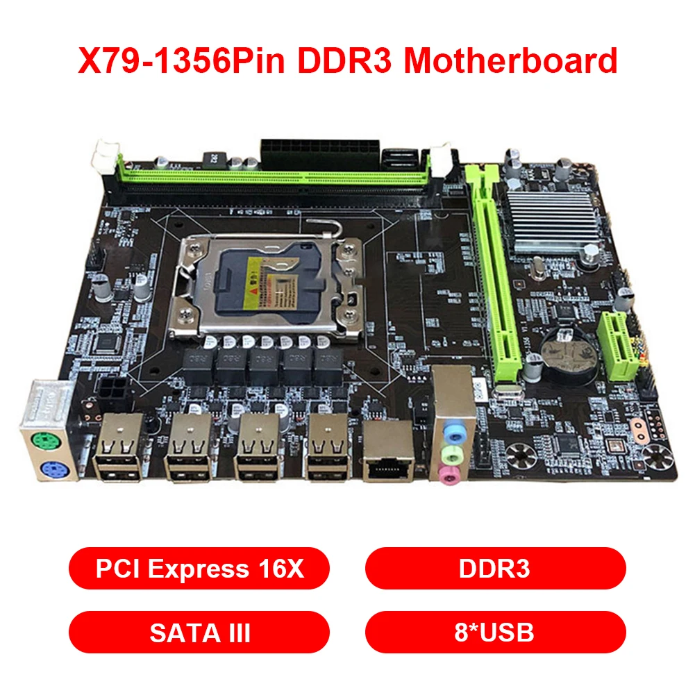 Набор материнской платы X79-1356 DDR3 память двухканальный комплект с поддержкой ECC