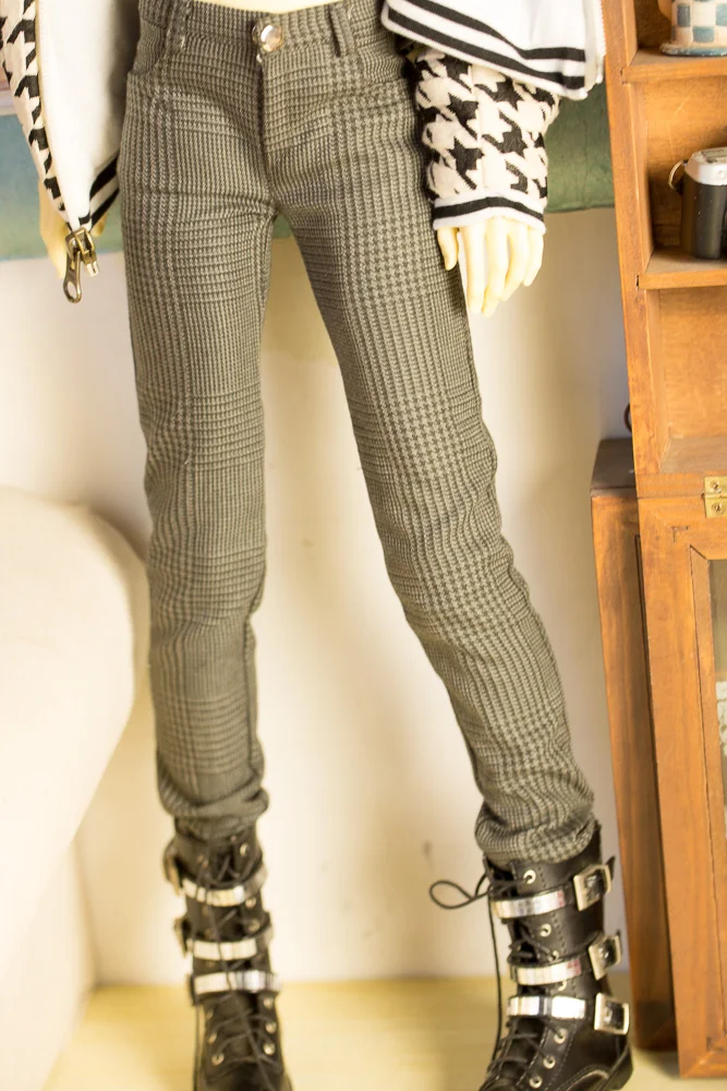 

Plaid trousers For BJD 1/6 YOSD 1.4 MSD 1/3 SD17 Uncle Doll Clothes CMB106