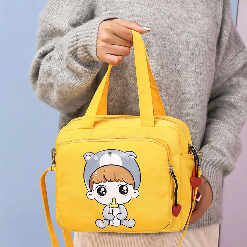 Сумка для мамы на открытом воздухе Дорожная сумка одно плечо из узорчатой ткани