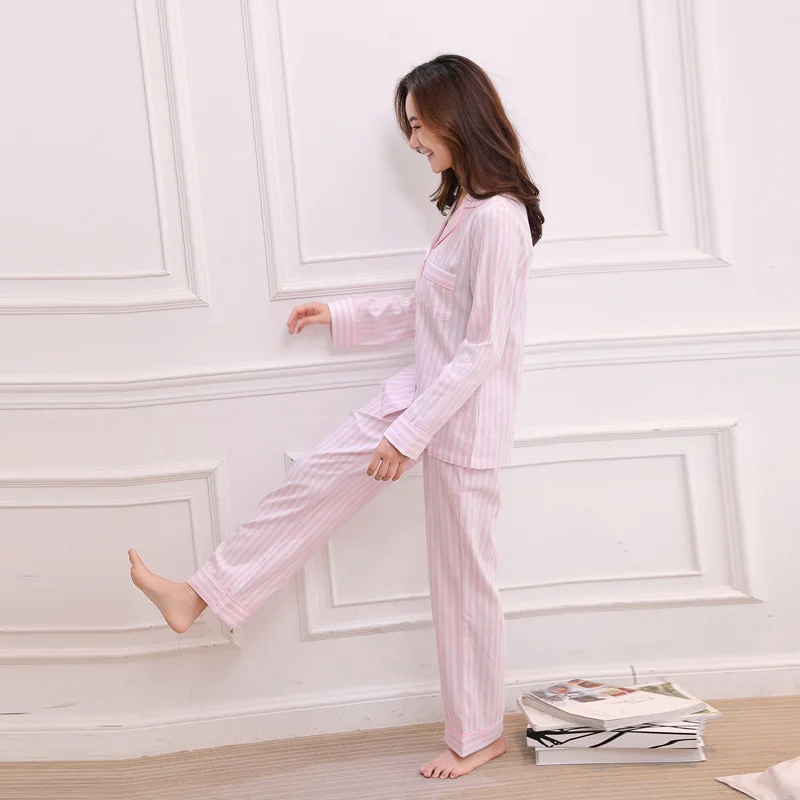 Женская пижама в красно белую полоску с длинными рукавами|women pijama|long-sleeved pajamaspajamas