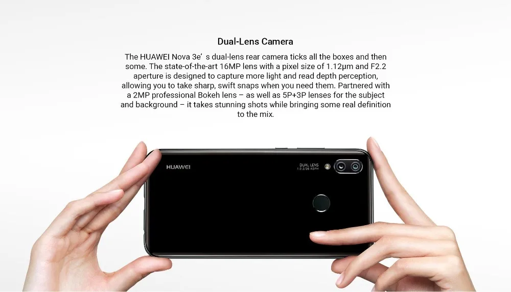 Stock!Huawei P20 Lite Global Firmware NOVA 3E 4G LTE Cell Phone Android 8.0 5.85" 2280X1080 4GB RAM 128GB ROM Face ID 24.0MP FM