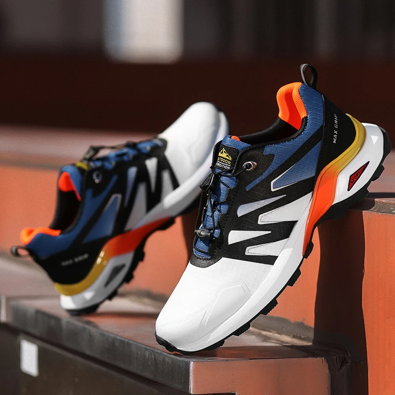 

Men Outside Golf Shoes Breathable Mesh Sneakers Men Lace Up Light Golfing Sneaker Outdoor Sport Trainers Men Golf Training Shoes