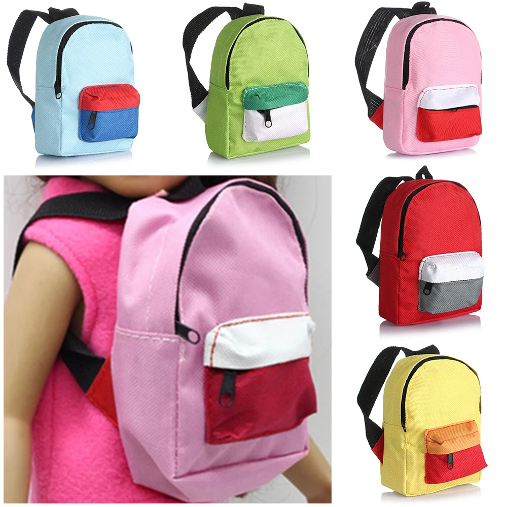 Симпатичная школьная сумка для Мини куклы подходит 18 дюймов/43 см различных