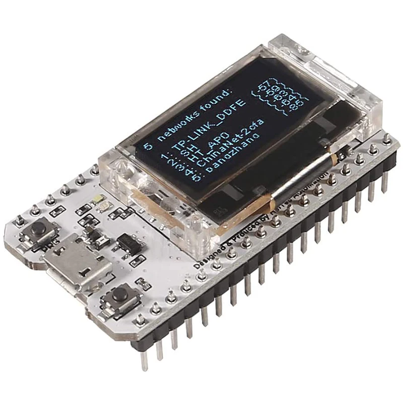 Комплект ESP32 с OLED-дисплеем и поддержкой Wi-Fi ESP-32 0 96 дюйма синий OLED-дисплей WiFi + Bluetooth