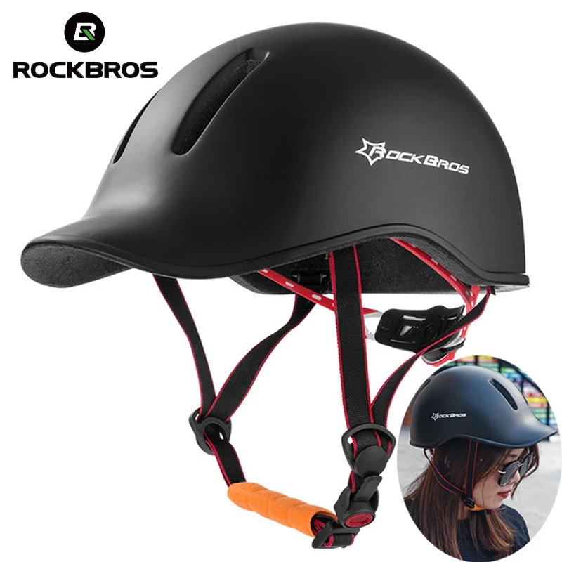 Шлем велосипедный ROCKBROS легкий унисекс Модный шлем для отдыха со встроенной