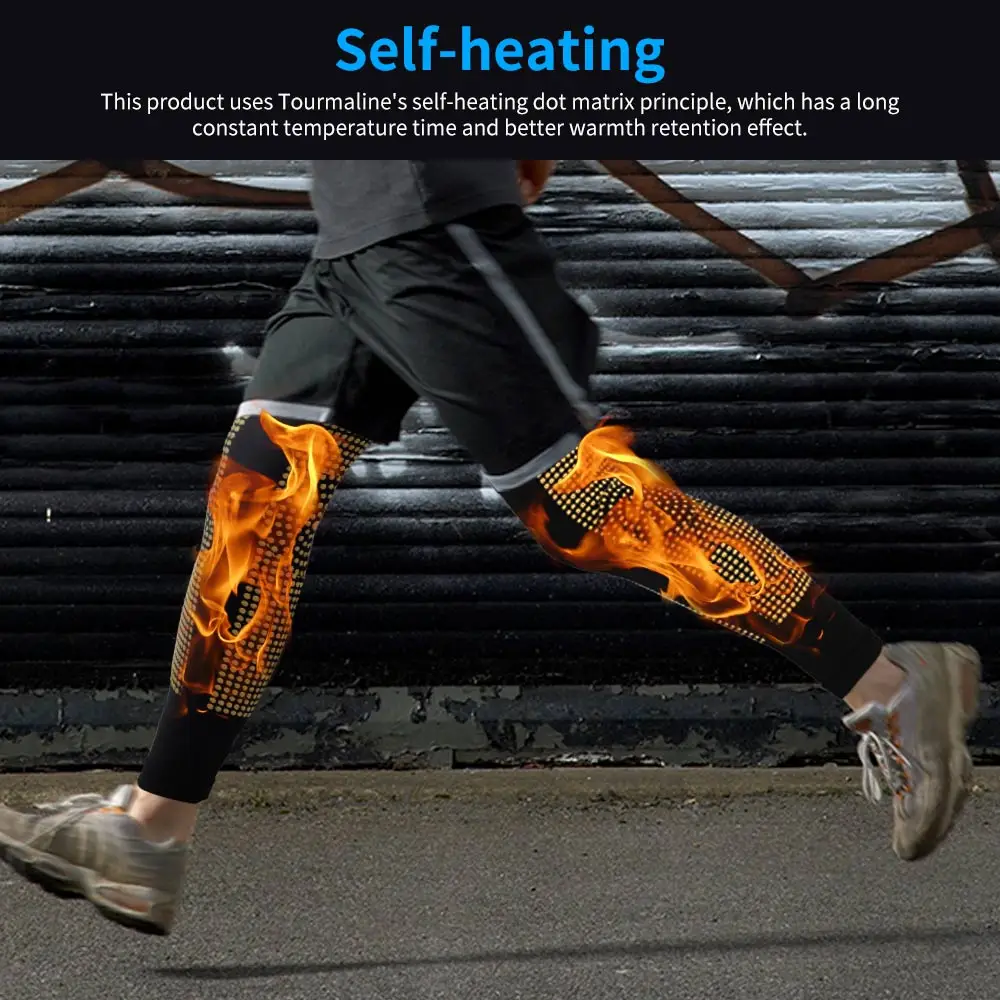 

Self Heating Knee Pads Magnetic Therapy Kneepad Pain Relief Arthritis Brace Support Knee Sleeves Pads Tourmaline Knee Pads