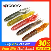 ardea silicone soft lure artificial 45mm124mm 0 5g14 7g souple worm lure plastic silica bait bass fishing lure
