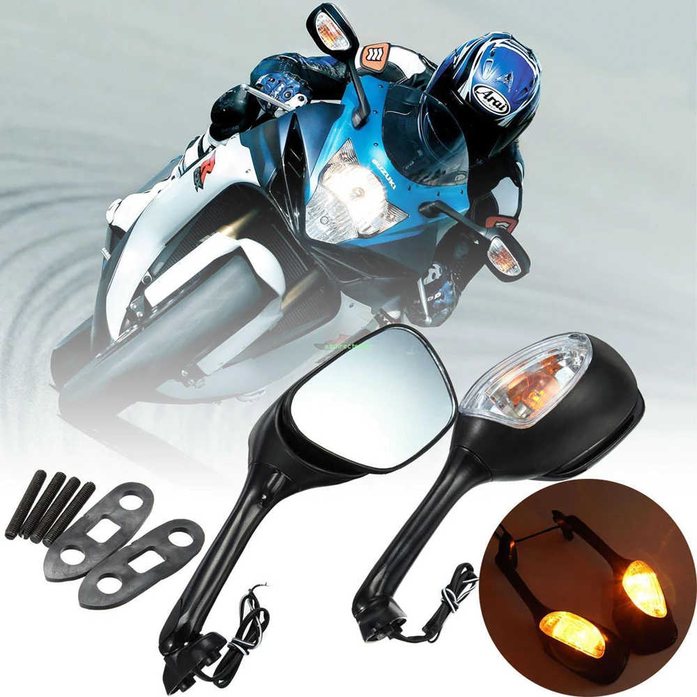 

Зеркало заднего вида с указателем поворота для Suzuki GSXR1000 05-12 2006 07 GSXR 600 750 06-12