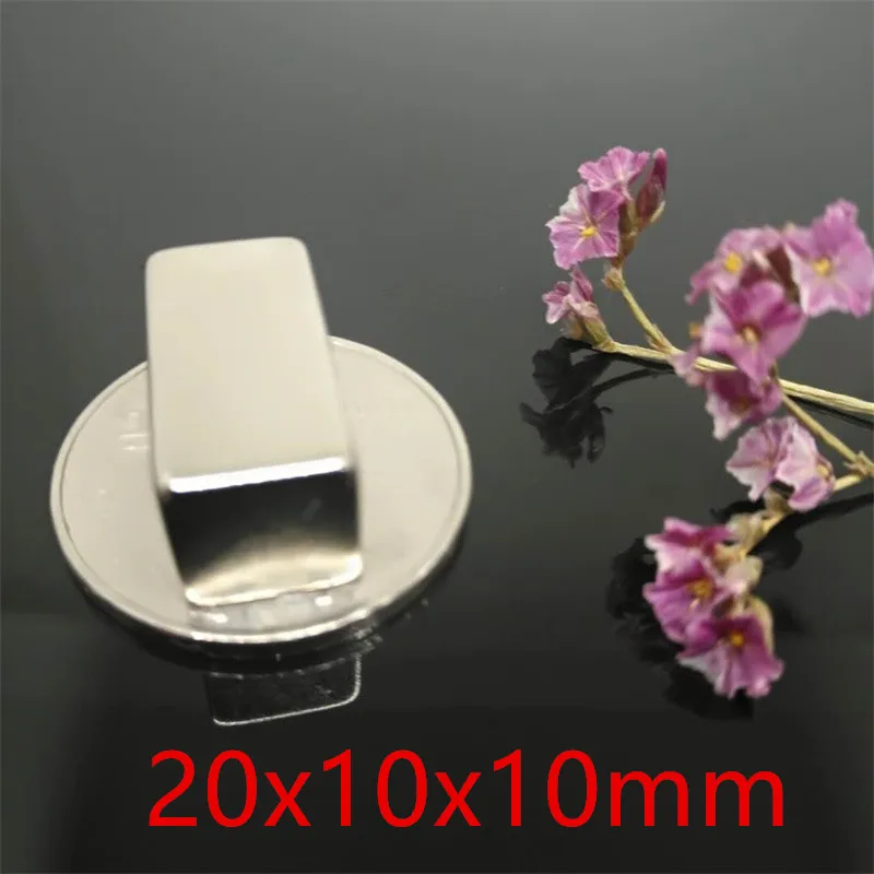 

5/20/50 Pcs 20x10x10mm Small Strong Sheet Rare Earth Magnet Thickness 10mm Block Rectangular Neodymium Magnets N35 NdFeB