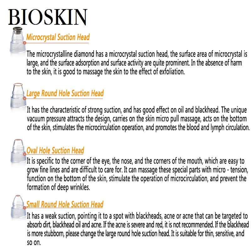 Устройство для сосания угрей BIOSKIN с вакуумным давлением адсорбция и масла