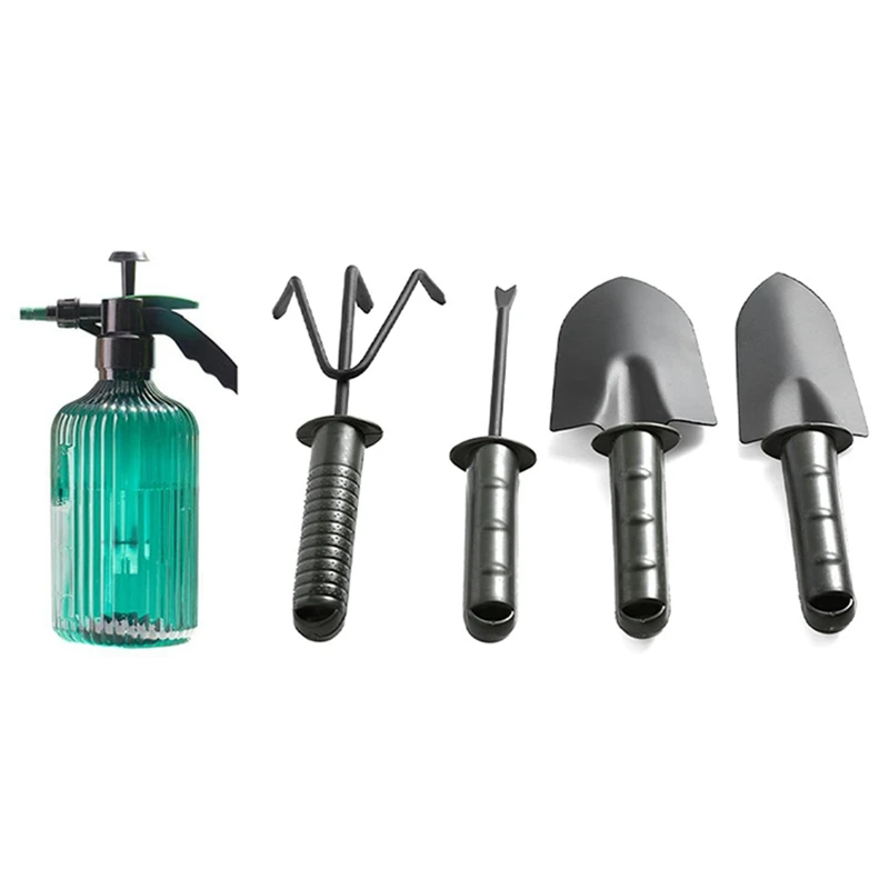 

Бутылка с распылителем 2 л, поливочный кувшин, товары для растений суккулентов с 4 шт., лопатка для цветочной почвы, грабли, вилка, культиватор...