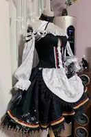 【Customized】Anime Azur Lane Bismarck Lolita Dress Maid Uniform Full Set Cosplay Costume Women Halloween Free Shipping 2020 New