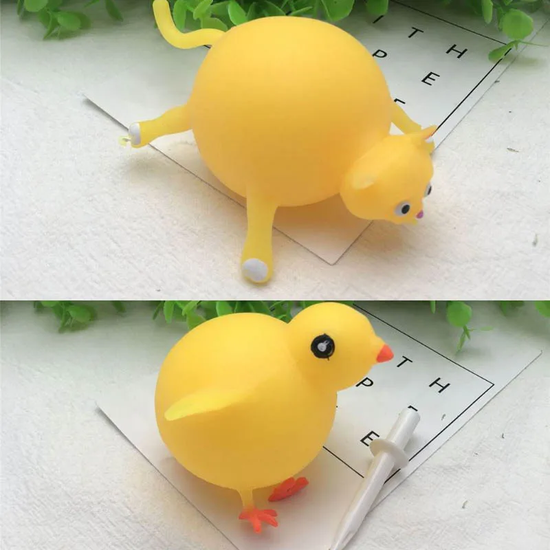 13-2Pcs 1-2 шт., забавные игрушки-животные, надувной водный шар, Сжимаемый шар, пузырьковый шар, облегчение стресса, детские игрушки, новинка, вечерние, подарок - Цвет: 13-2Pcs