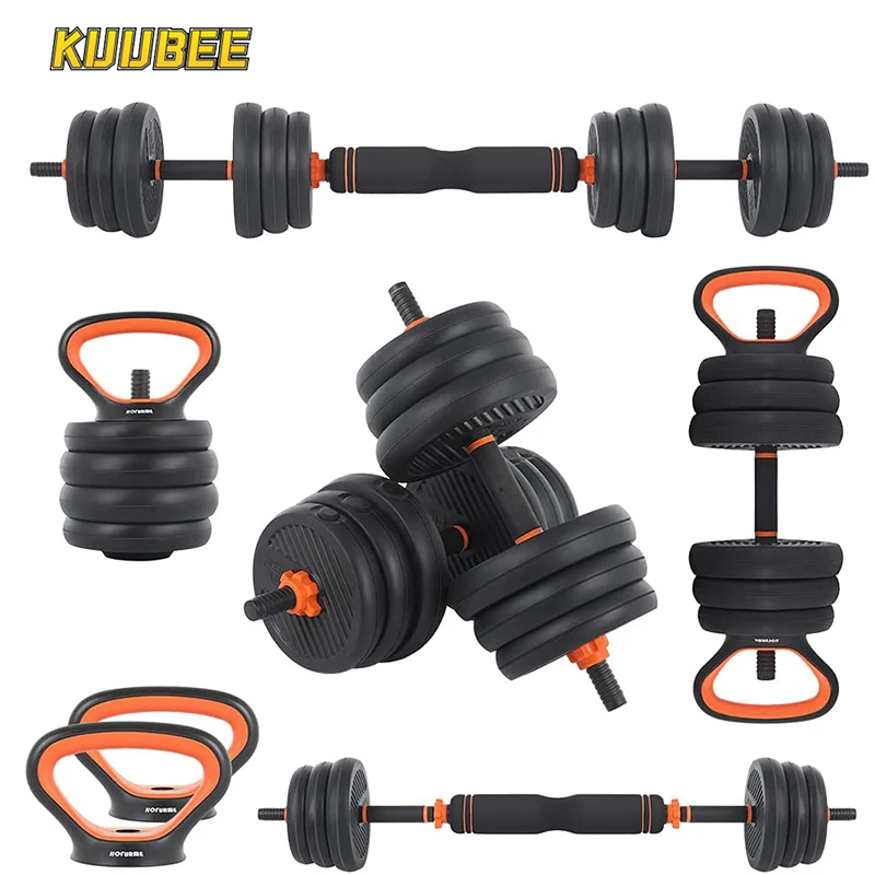 

Fitness dumbbell Weight Plates Home Gym Workout Comfortable Barbell Kettlebell Dumbbell set Equipment 10KG/20KG/30KG/40KG