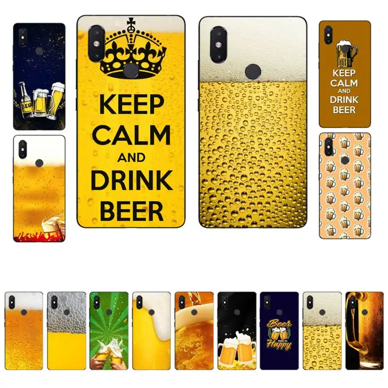 

World Beers Alcohol Summer Bubble Phone Case for Xiaomi mi 8 9 10 lite pro 9SE 5 6 X max 2 3 mix2s F1