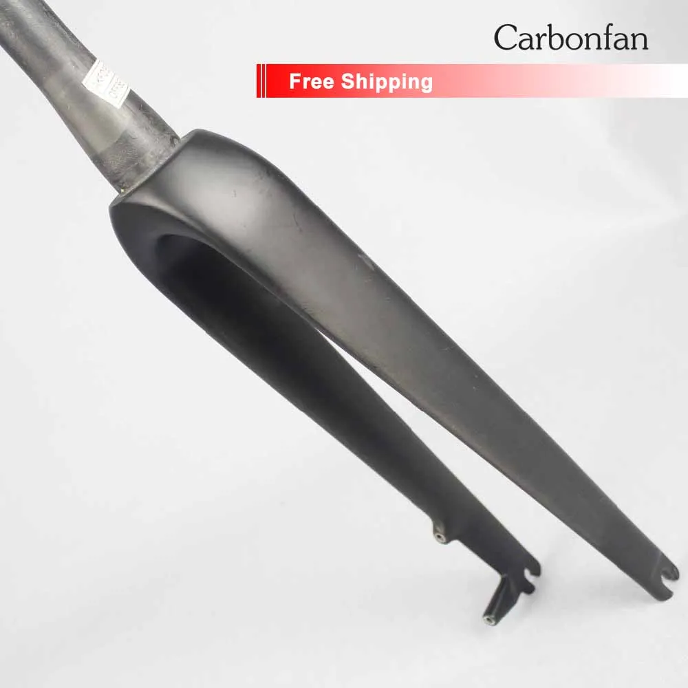 Carbonfan бесплатная доставка коническая Карбоновая вилка диск 700 * 38C Bicicleta 9 мм QR