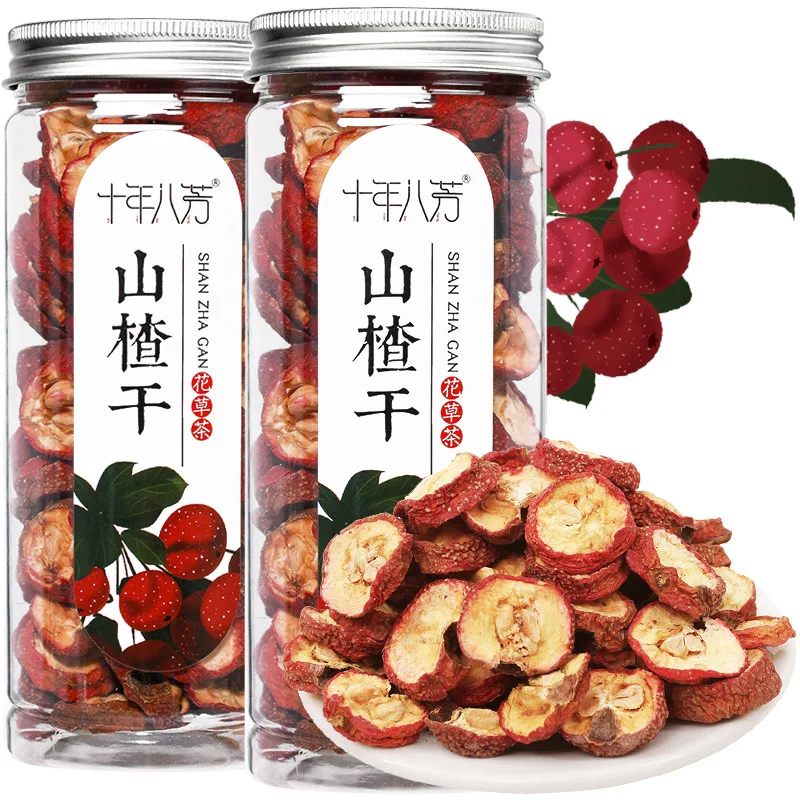 80g Canned Fresh Dried Hawthorn Tea Digestion Nourish Stomach Promoting Blood Circulation and Removing Stasis Health Beauty | Дом и сад