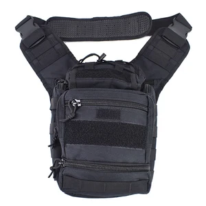 large military sling backpack edc tactical shoulder bag molle army chest pack waterproof outdoor camping trekking camera pack free global shipping