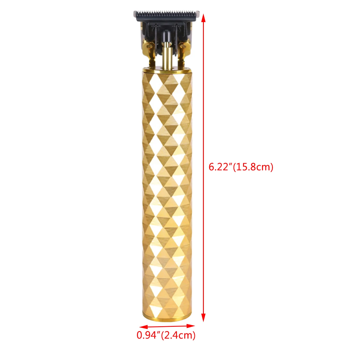 

USB Rechargeable Hair Trimmer Electric Cordless Golden Hair Clipper Shaver Trimmer Men Barber Hair Cutting Machine 0mm Razor