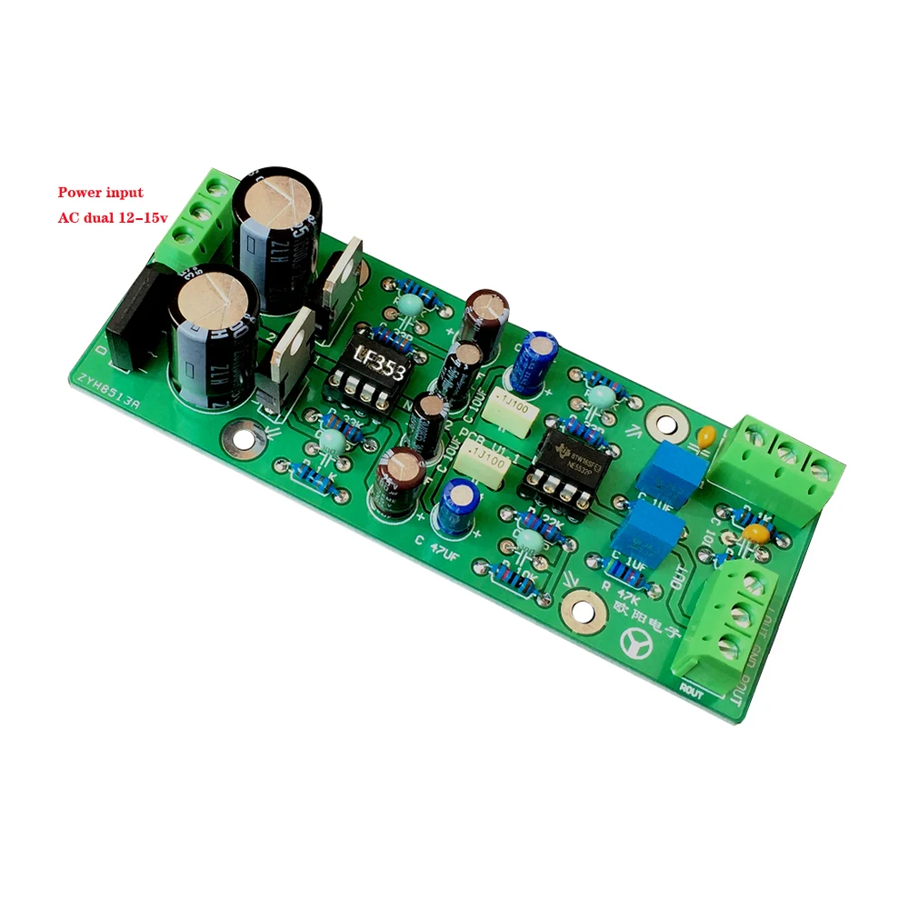 

NE5532 front board with servo power supply