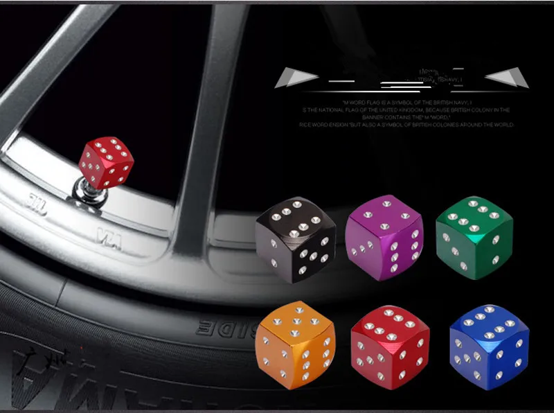 4 шт./лот автомобильный Стайлинг из алюминиевого сплава пылезащитные колпачки