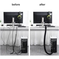 hot neoprene cable cover organizer cord storing hiding cable sleeve for tv computer nds