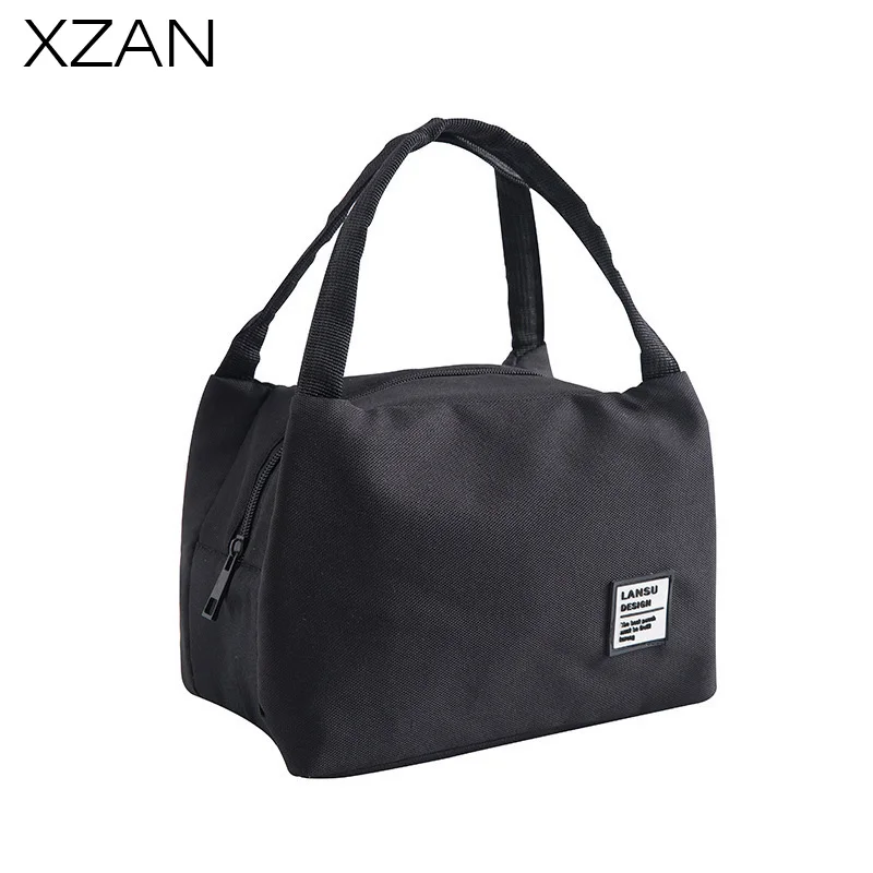 

Lunch Bag Lunch Box Thermal Insulated Canvas Tote Pouch Kids School Bento Portable Dinner Container Picnic Food Storage Bags