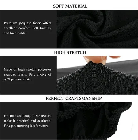 Removable Thickened Spandex Chair Cover Hood Seat Cushion Covers Dining Room Wedding Washable Slipcover | Дом и сад