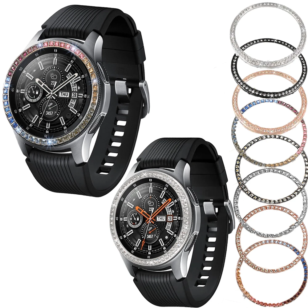 Алмазная рамка для Samsung Galaxy Watch 42 мм защитный чехол мульти стиль легко