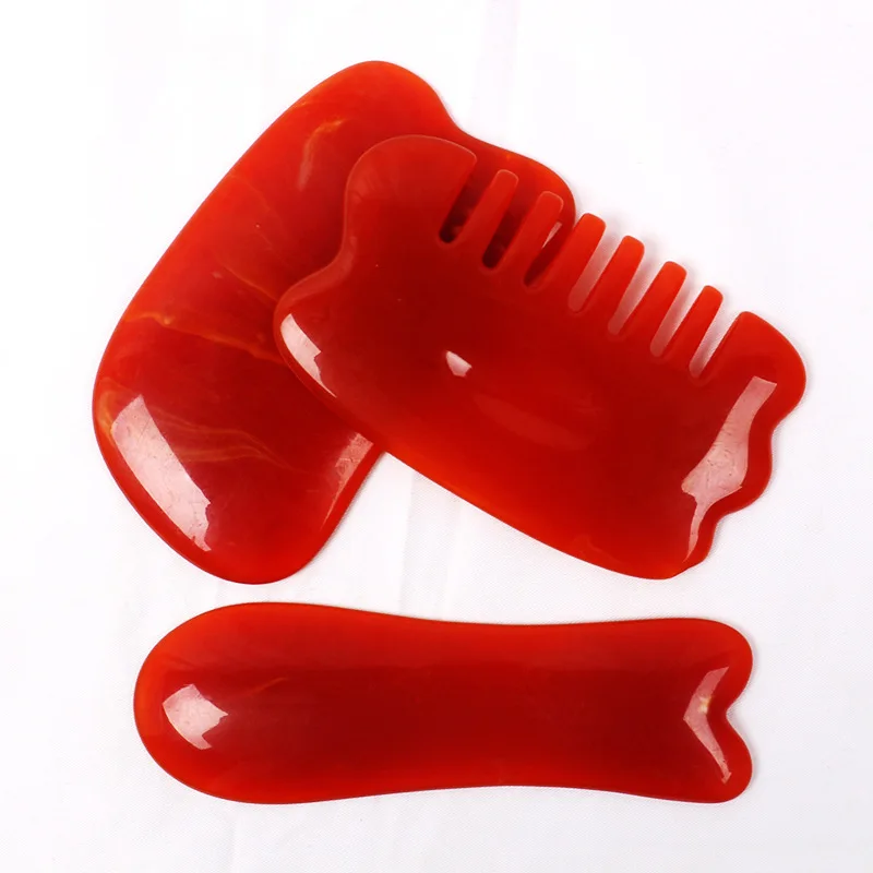 Массажер для лица 7 форм китайский Агат Красный Кристалл кварц яйцо акупунктура