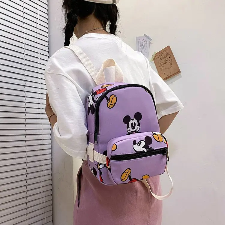 2 в 1 Съемный Микки Маус рюкзак детских весенних прогулок Легкий Рюкзак