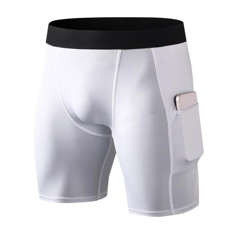 

Running Sport Casual Shorts Men Pocket Basketball Shorts Sport Training Exercise Running Tight Fitness Short Trouser Shorts