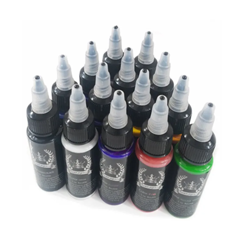 1 шт. 30 мл разноцветные чернила для татуировок пигментные краски красоты макияжа