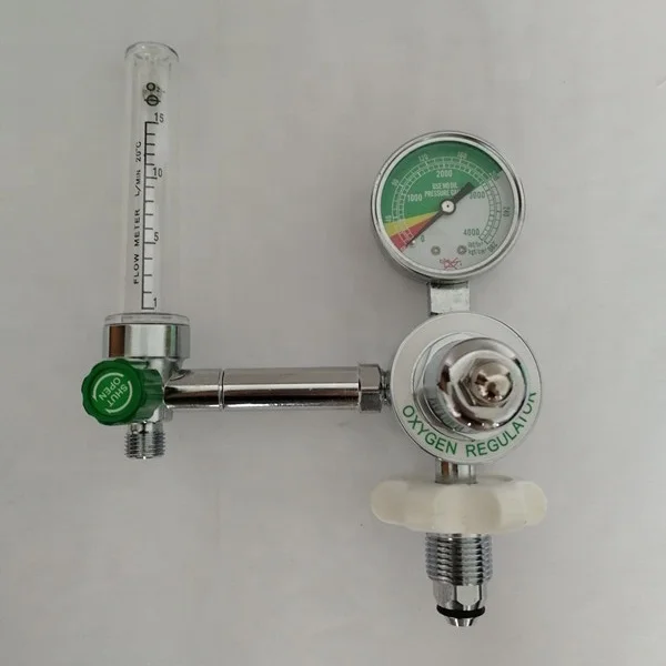 

Диафрагменный кислородный регулятор/ингалятор африканского типа с входом наружной резьбы G5/8