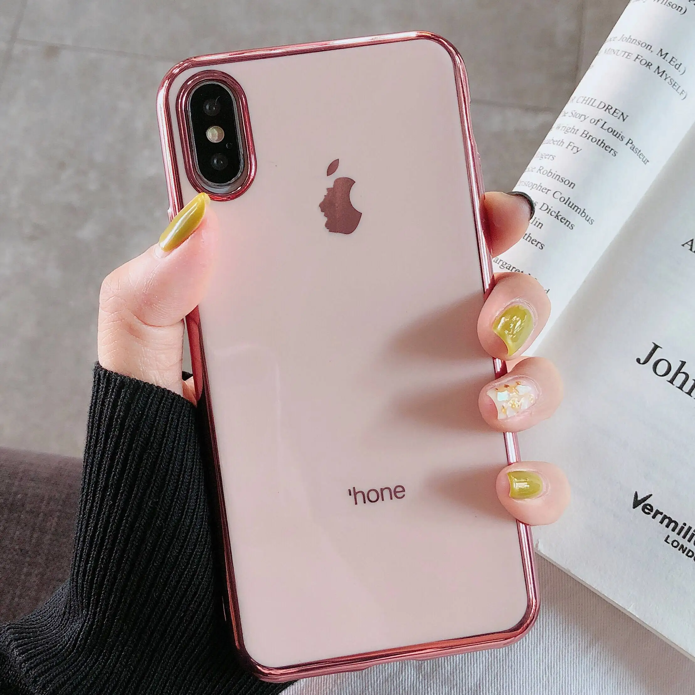 Модный мягкий из высокотемпературного полиуретана чехол для iPhone X Xs Max XR 8 7 6 6s Plus Роскошные Защитные Чехлы и сумки для мобильных телефонов чехол
