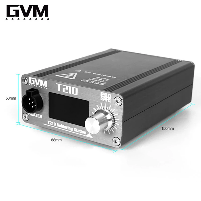 Набор для пайки Gvm T210 Электрический паяльник с регулируемой постоянной