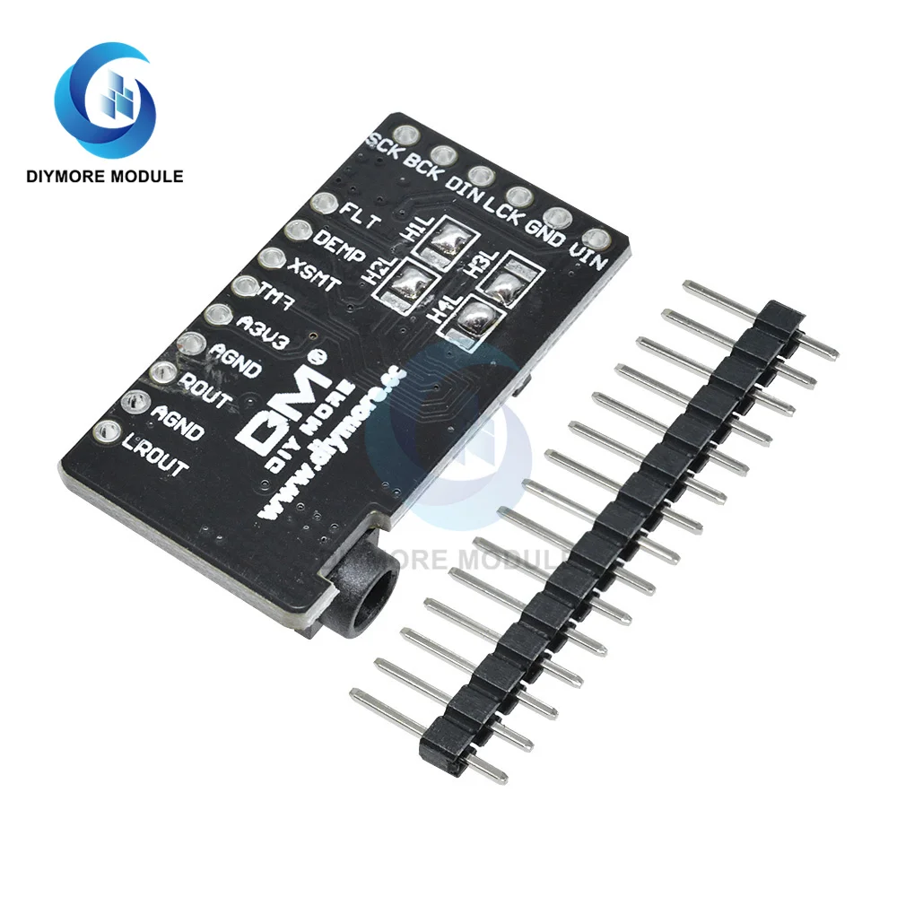 ЦАП-декодер PCM5102 интерфейс I2S звуковая карта модуль GY-PCM5102 плеера цифровая